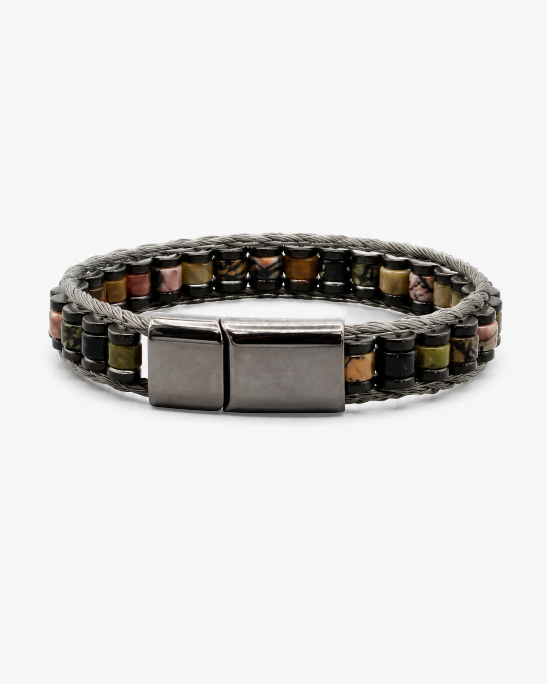 Natural Stone Slim Bracelet — design S03 | Sky Systems Vienna