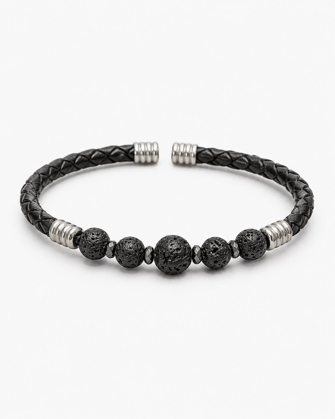 Natural Stone Leather Bracelet — design NT918 | Sky Systems Vienna