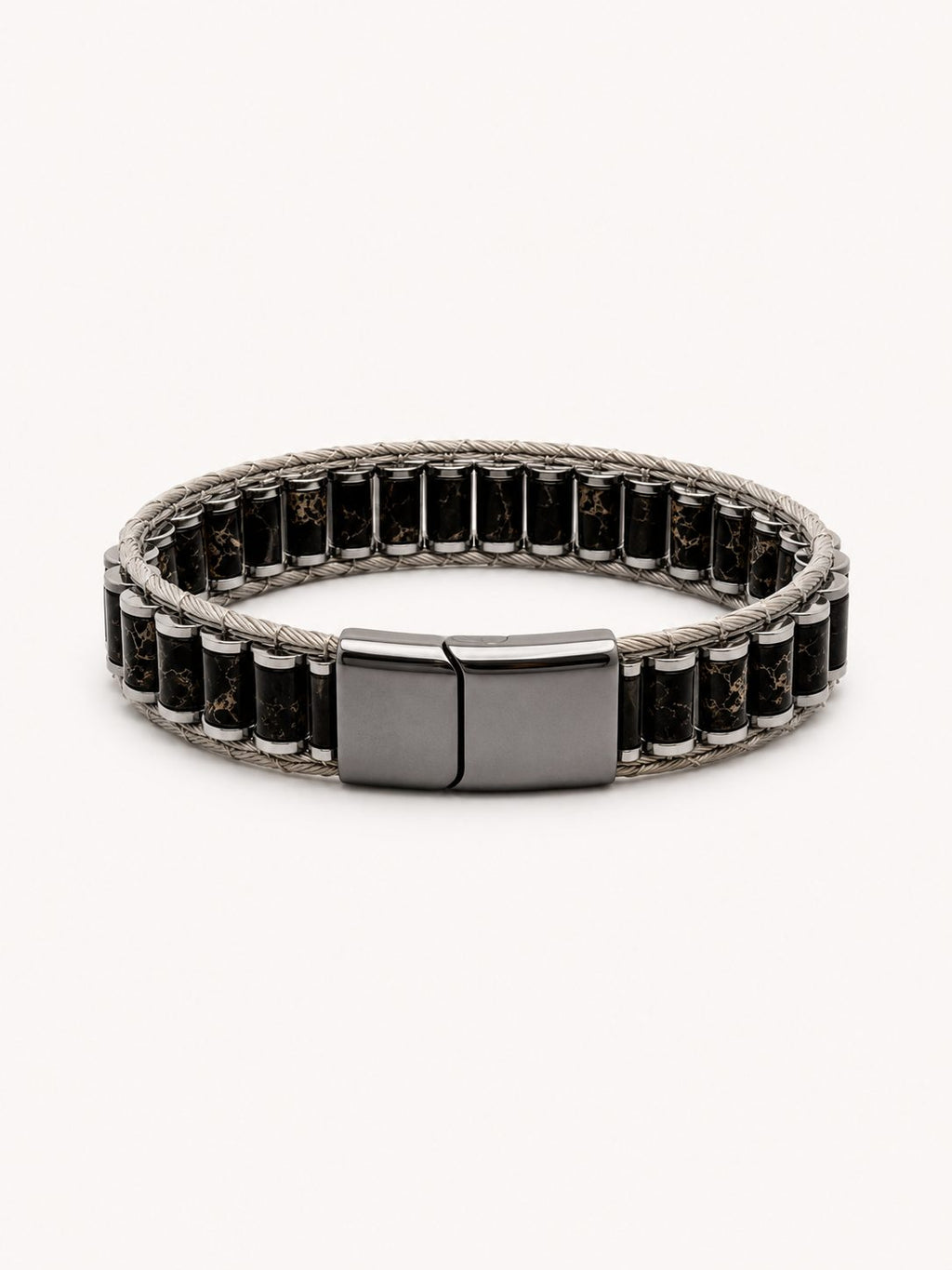 Natural Stone Tile Bracelet — design B10 | Sky Systems Vienna