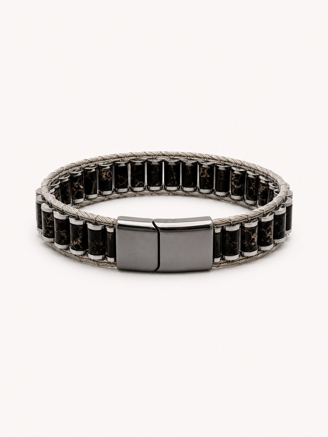 Natural Stone Tile Bracelet — design B10 | Sky Systems Vienna
