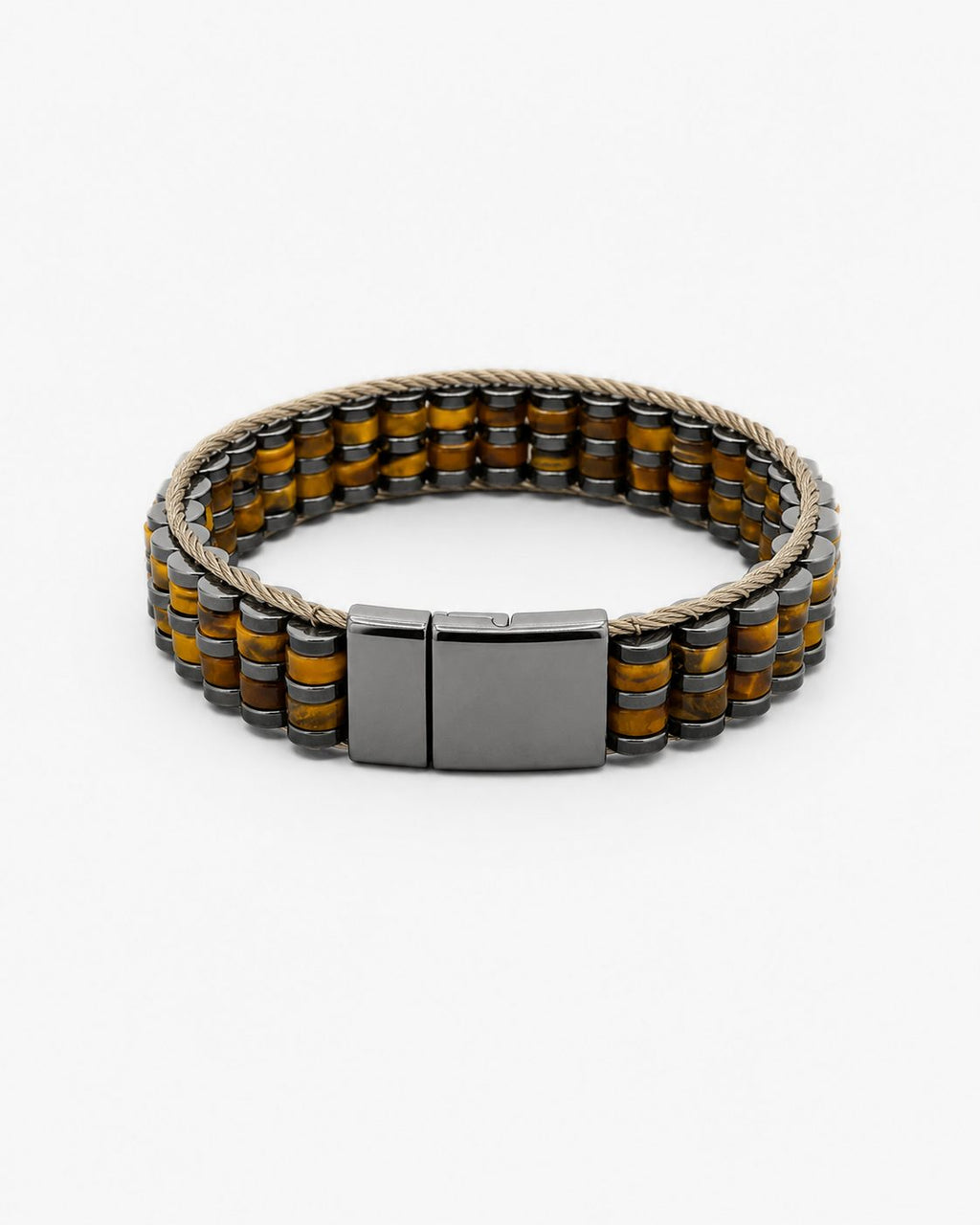 Natural Stone Tile Bracelet — design B07 | Sky Systems Vienna