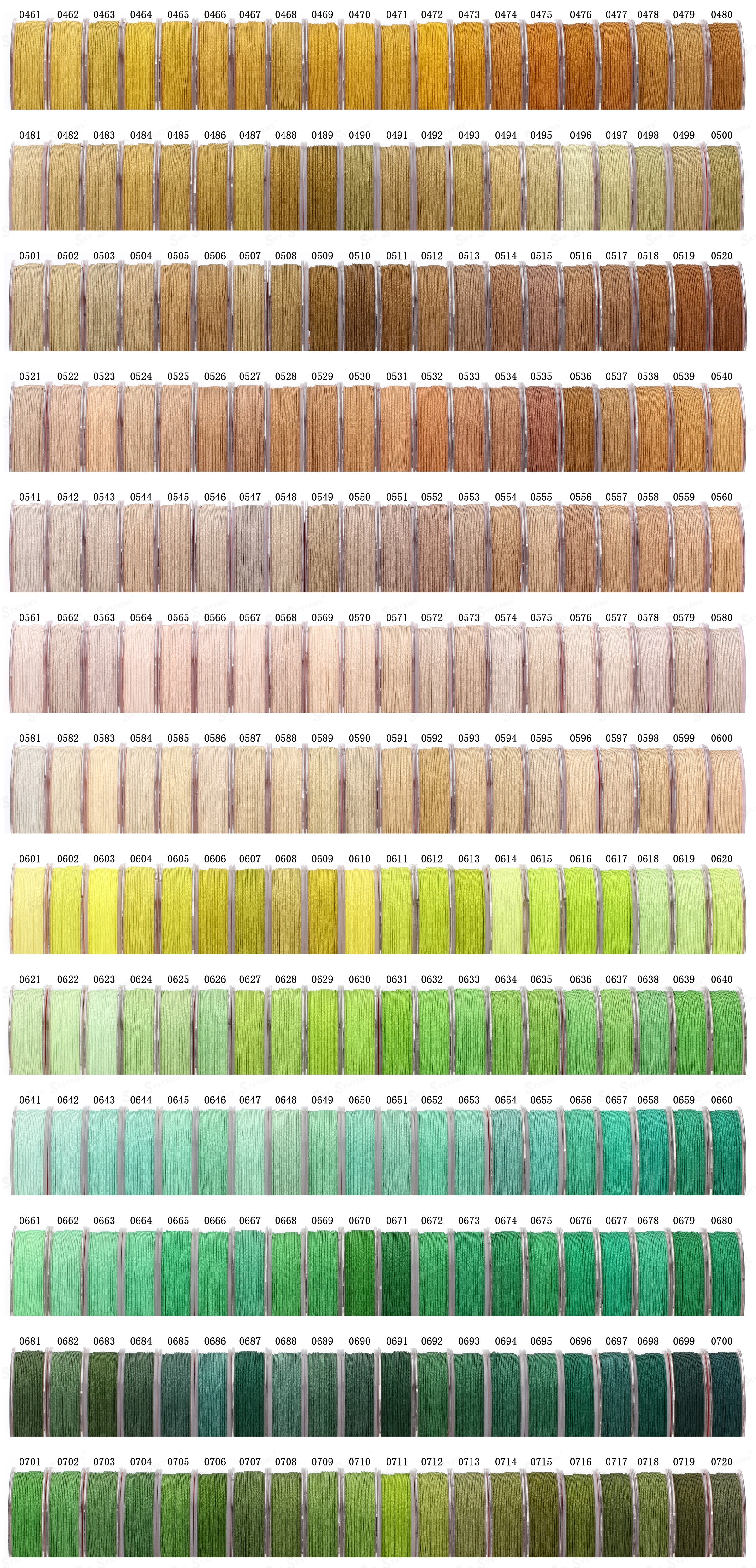 SKY TYB-T1 | THE SHINING  | 1688 Colors color chart 3