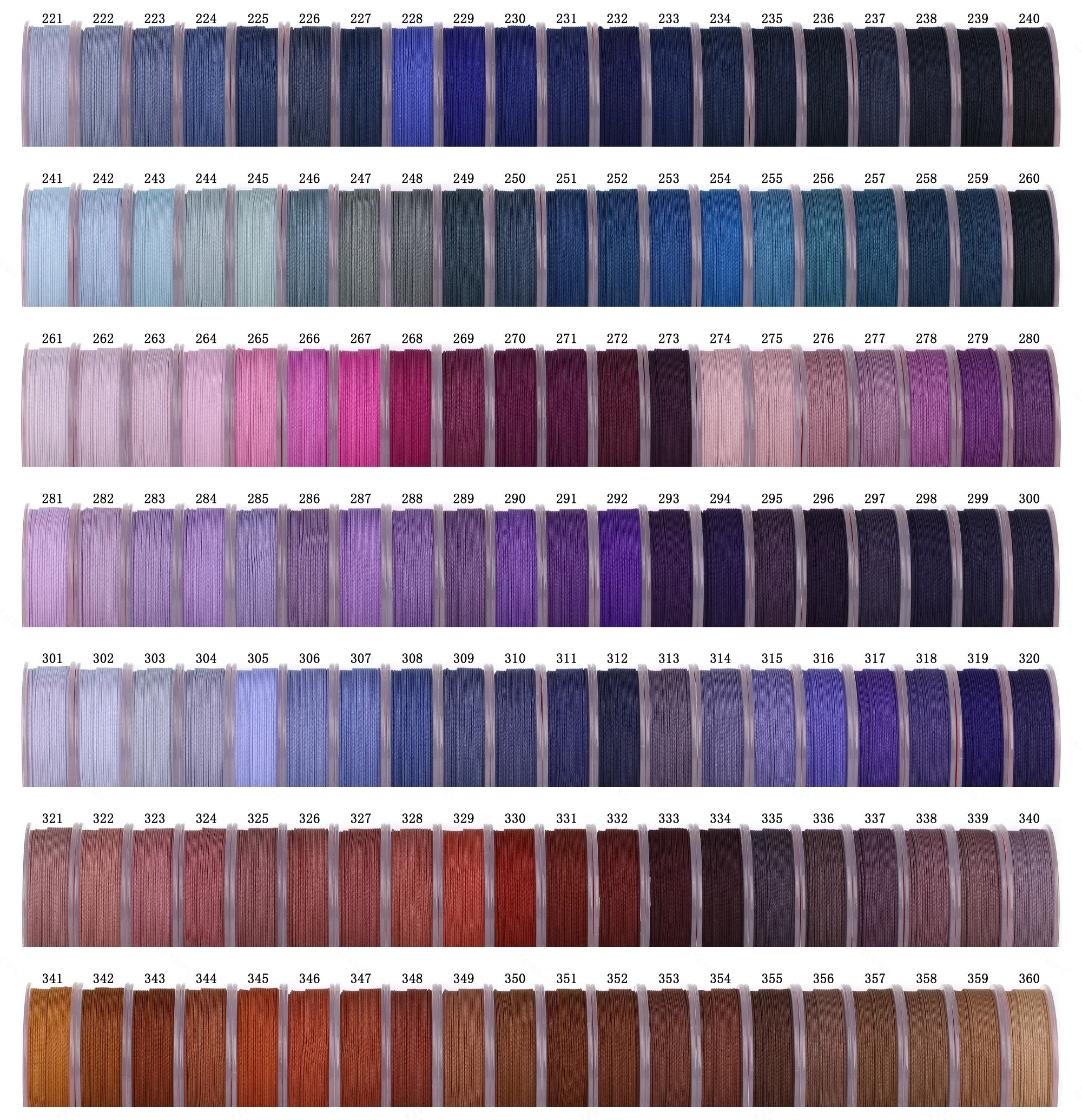 SKY TYB-T8 | THE MATTE | 468 Colors color chart 3