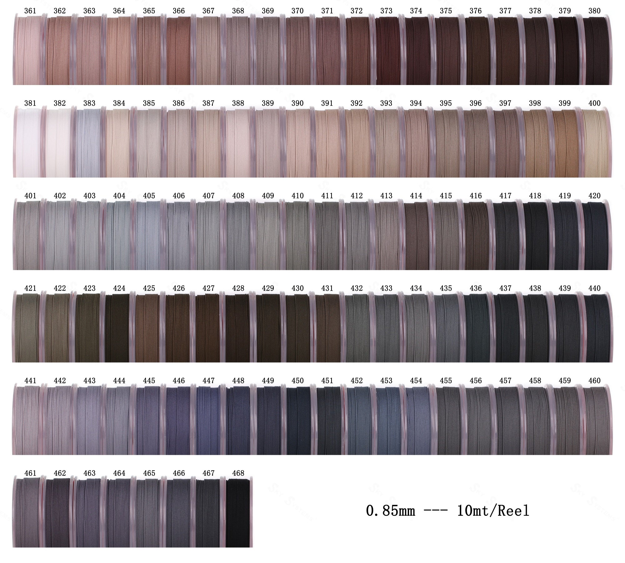 SKY TYB-T8 | THE MATTE | 468 Colors color chart 4