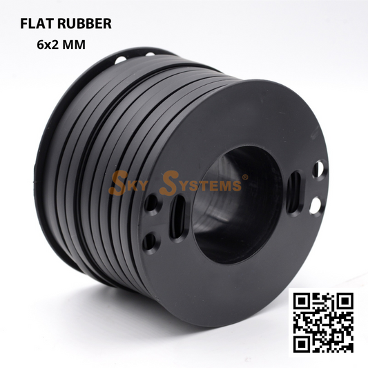 Organic Rubber Flat / Caoutchouc - Roll