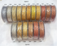 AEQB Gold and Silver Cord 0.85MM - 20 Mt/ Roll