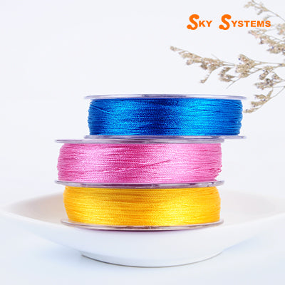 SKY pearl rope 0.4 MM - 80 colors [1-40] - 120 Mt/ Roll