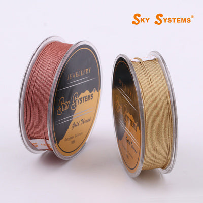 EQA- Gold and Silver Cord 0.65MM - 10 Mt/ Roll