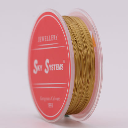 SKY - Gold steel wire