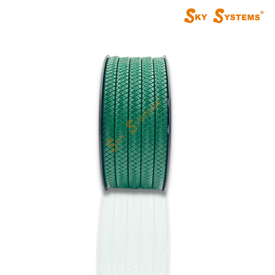 Braided Leather Flat Premium